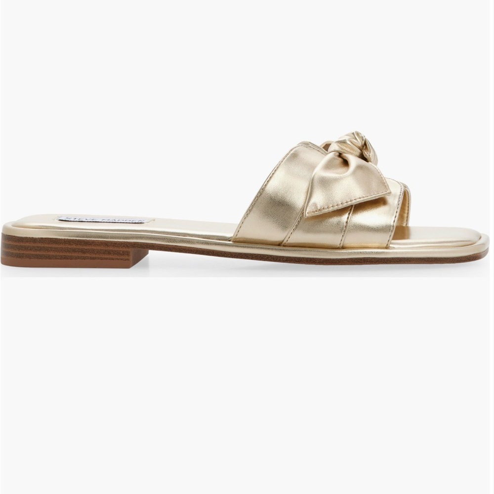 BNWT gold Steve Madden sandals - Picture 4 of 5